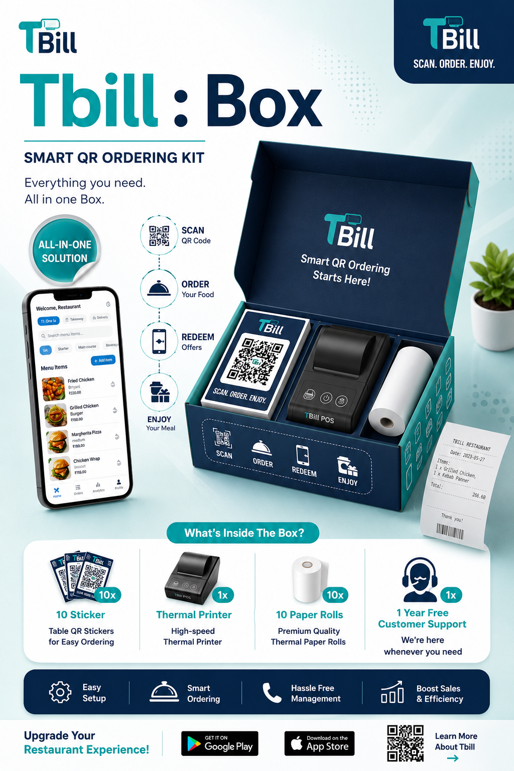 TBill Full Set Restaurant Hardware Bundle