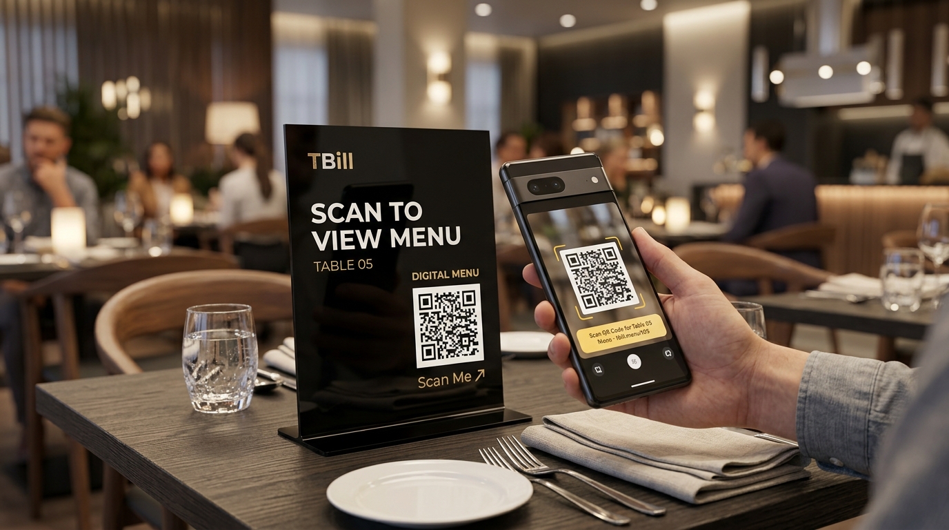 Step 1 Table QR Scan