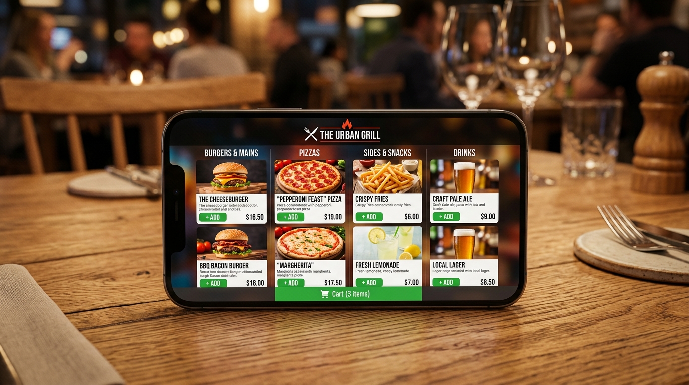 Step 2 Digital Menu